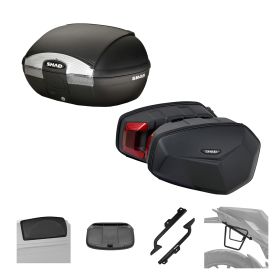 SHAD Kit SH45 Topcase und E48SR Taschen SR für MOTO MORINI Seiemmezzo STR