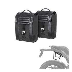 SHAD SR38 Seitentaschen-Kit schwarz SR für QJMOTOR SRV 550