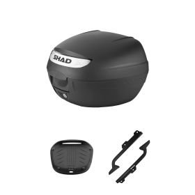 SHAD SH26 Topcase-Kit schwarz für SUPER SOCO CUX