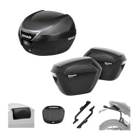 SHAD Kit SH34 Topcase und SH23K Koffer 3P für SUZUKI GSX R/S 125/150