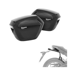 Kit valigie SHAD SH23 nero 3P per MALAGUTI Dune 125 / UM DSR Adventure