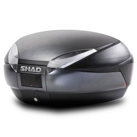 SHAD SH48 DARK GREY 48L TOP CASE KIT WITH SH36 CARBON 36L SIDE CASES