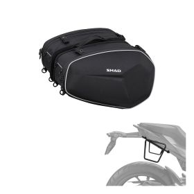SHAD E48 Side bags kit black SR for BMW F 900 R / XR