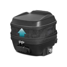 SHAD E03CL PRO Click System Motorcycle tank bag expandable 3/4L with padlock