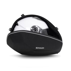 SHAD E48 Pair of motorcycle side bags black expandable 46/58L