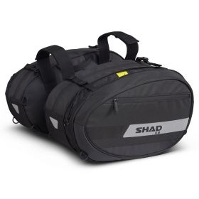 SHAD MOTORCYCLE SIDE BAGS SL58 BLACK EXPANDABLE 46/58L