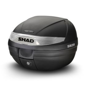 SHAD SH29 BLACK 29L TOP CASE KIT WITH REAR RACK