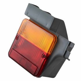 Linkes gelbes SIEM-Rücklicht mit Blinker und genehmigtem Bremslicht