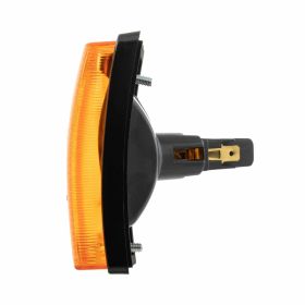 Right front indicator for scooter yellow glass without bulbs and gasket