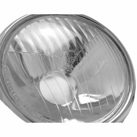 SIEM Round Headlight 115 mm IGM BA20d approved without bulbs