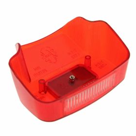 SIEM Rear Vintage Lamp in Red Glass and Metal IGM Approved