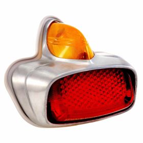 Rotes Glas-Rücklicht mit genehmigtem Metallgehäuse IGM