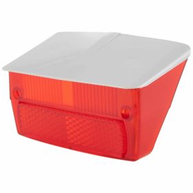 Lampe arrière rouge SIEM en verre DGM et approuvée sans joint