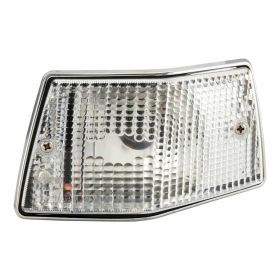 SIEM Arrow Right Rear White Chrome E3 Certified Seal