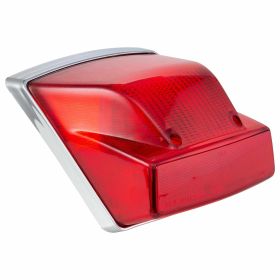 SIEM Red Glass Rear Light Approved E Without Bulbs
