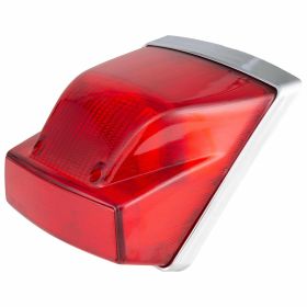 SIEM Red Glass Rear Light Approved E Without Bulbs