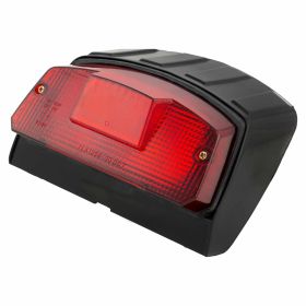 Lumière arrière rouge SIL en verre plastique et douille lampe BAY15d homologuée européenne