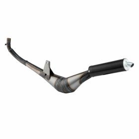 SIMONINI Rennsportauspuff aus Stahl mit Kohlefaser-Schalldämpfer 22mm Anschluss