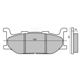 SINTER 225100403 MOTORCYCLE BRAKE PADS