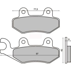 SINTER 225100583 Motorcycle brake pads