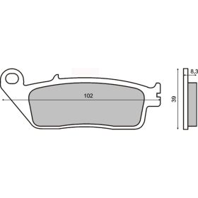 SINTER 225100873 MOTORCYCLE BRAKE PADS