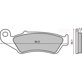 MOTORRAD BREMSBELäGE SINTER 225100923
