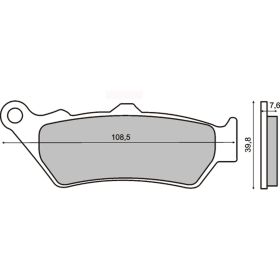 SINTER 225101013 MOTORCYCLE BRAKE PADS