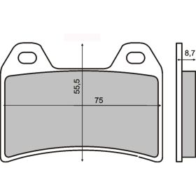 SINTER 225101103 MOTORCYCLE BRAKE PADS