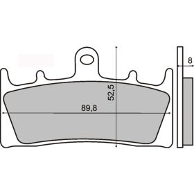 SINTER 225101173 MOTORCYCLE BRAKE PADS