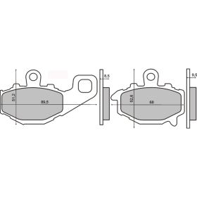 SINTER 225101223 MOTORCYCLE BRAKE PADS