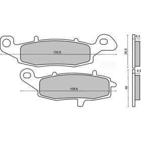 SINTER 225101243 MOTORCYCLE BRAKE PADS