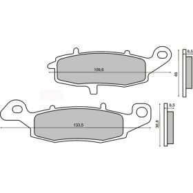 SINTER 225101253 MOTORCYCLE BRAKE PADS