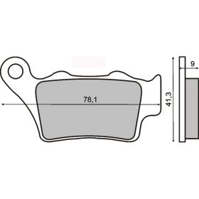 SINTER 225101333 MOTORCYCLE BRAKE PADS