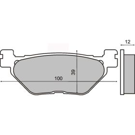 SINTER 225101413 MOTORCYCLE BRAKE PADS