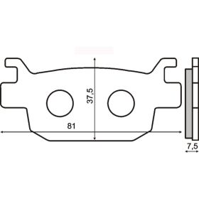 SINTER 225102563 MOTORCYCLE BRAKE PADS