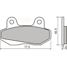 SINTER 225102593 MOTORCYCLE BRAKE PADS