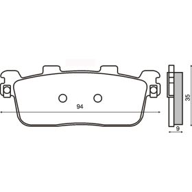 SINTER 225102743 MOTORCYCLE BRAKE PADS