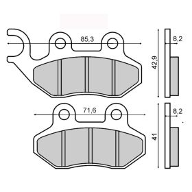 MOTORRAD BREMSBELäGE SINTER 225102753