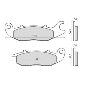 MOTORRAD BREMSBELäGE SINTER 225102823