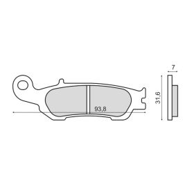 MOTORRAD BREMSBELäGE SINTER 225102843
