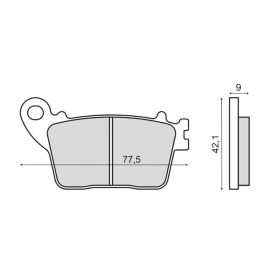 MOTORRAD BREMSBELäGE SINTER 225102933