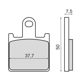 SINTER 225102943 MOTORCYCLE BRAKE PADS