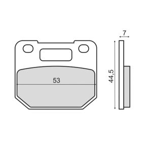 SINTER 225103083 MOTORCYCLE BRAKE PADS