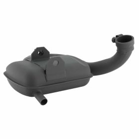 SIP ROAD 2.0 Racing Exhaust in Black Steel for Wide Tire and Large Attachment