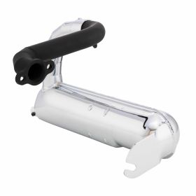 SIP Road Racing Exhaust in Steel and Chrome with 52mm Release Pin and Large Attachment