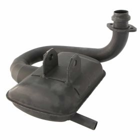 SIP Racing Road Black Steel Exhaust for Wide Tire and Large Mount