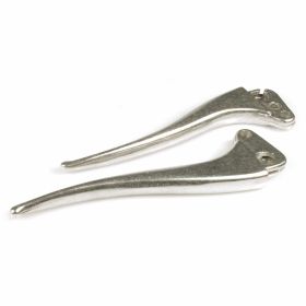 SIP Clutch/Brake Lever Kit Aluminum Silver 2 Pieces 130 mm