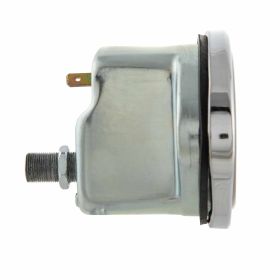 SIP Speedometer 112x69mm 120km/h white with blue digits and chrome frame