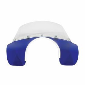 Light Blue SIP Parabrezza 195x380 mm with mounting hardware included