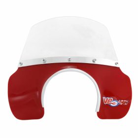 Bordeaux/light wind deflector 195x380 mm with mounting material included